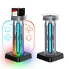 4 In 1 Game Controller Charger with Cassettes Slot RGB Charging Dock for NS2