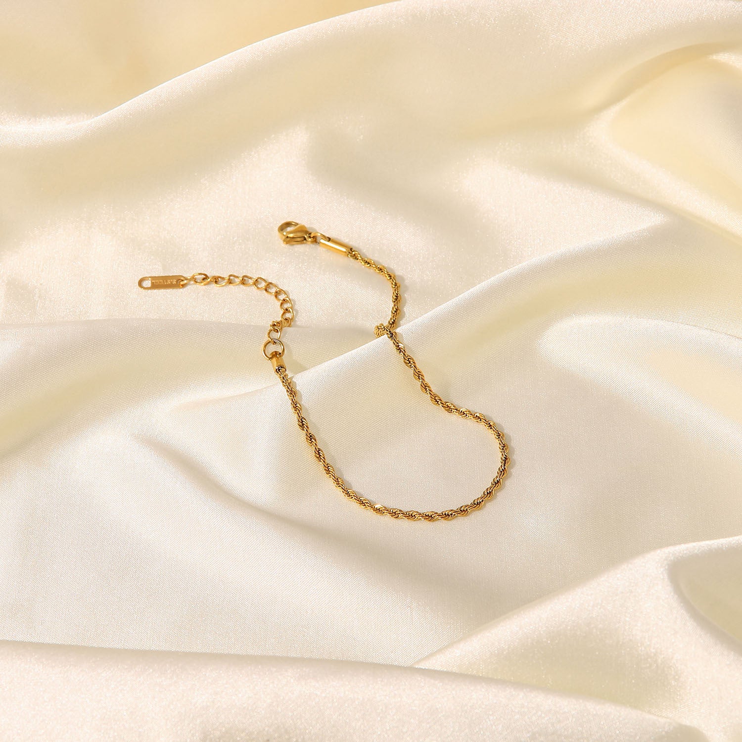 Women Minimalist Geometric 18K Gold Plated Anklets