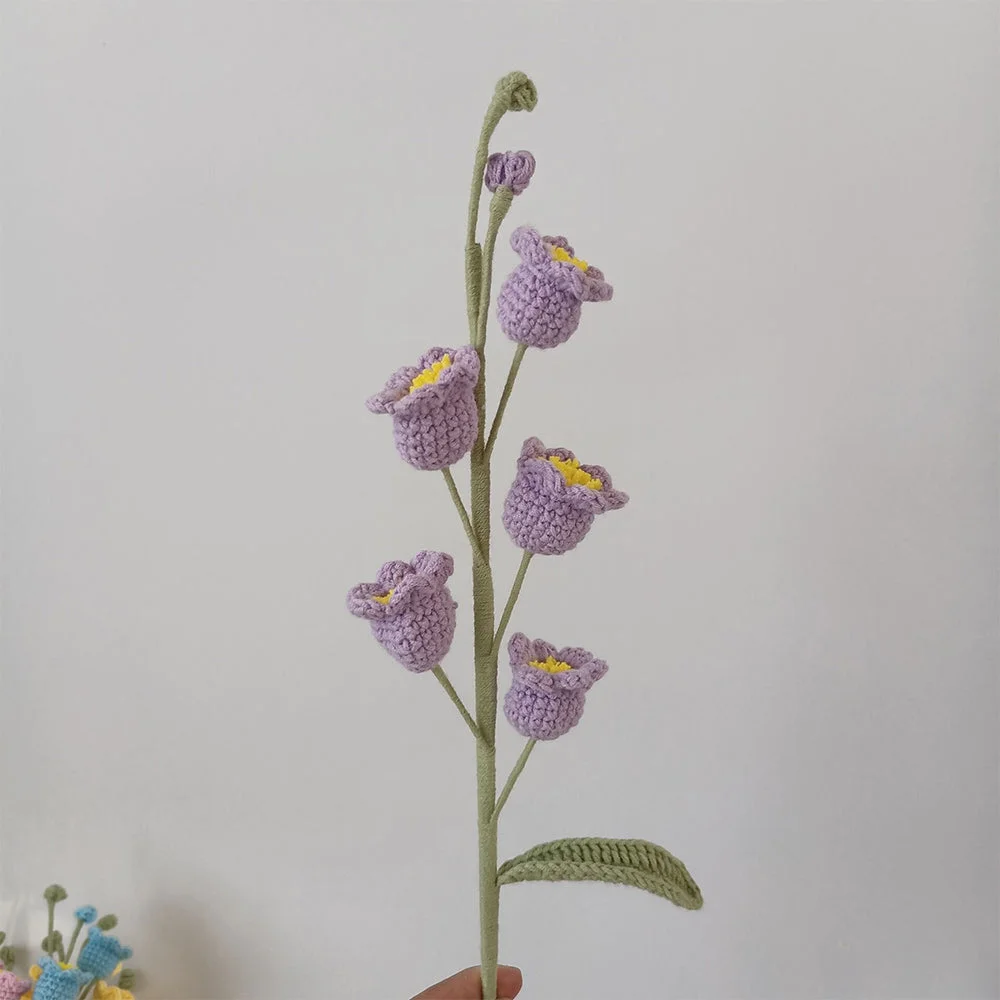 Handwoven Lily of the Valley Bouquet for Bedroom Decor