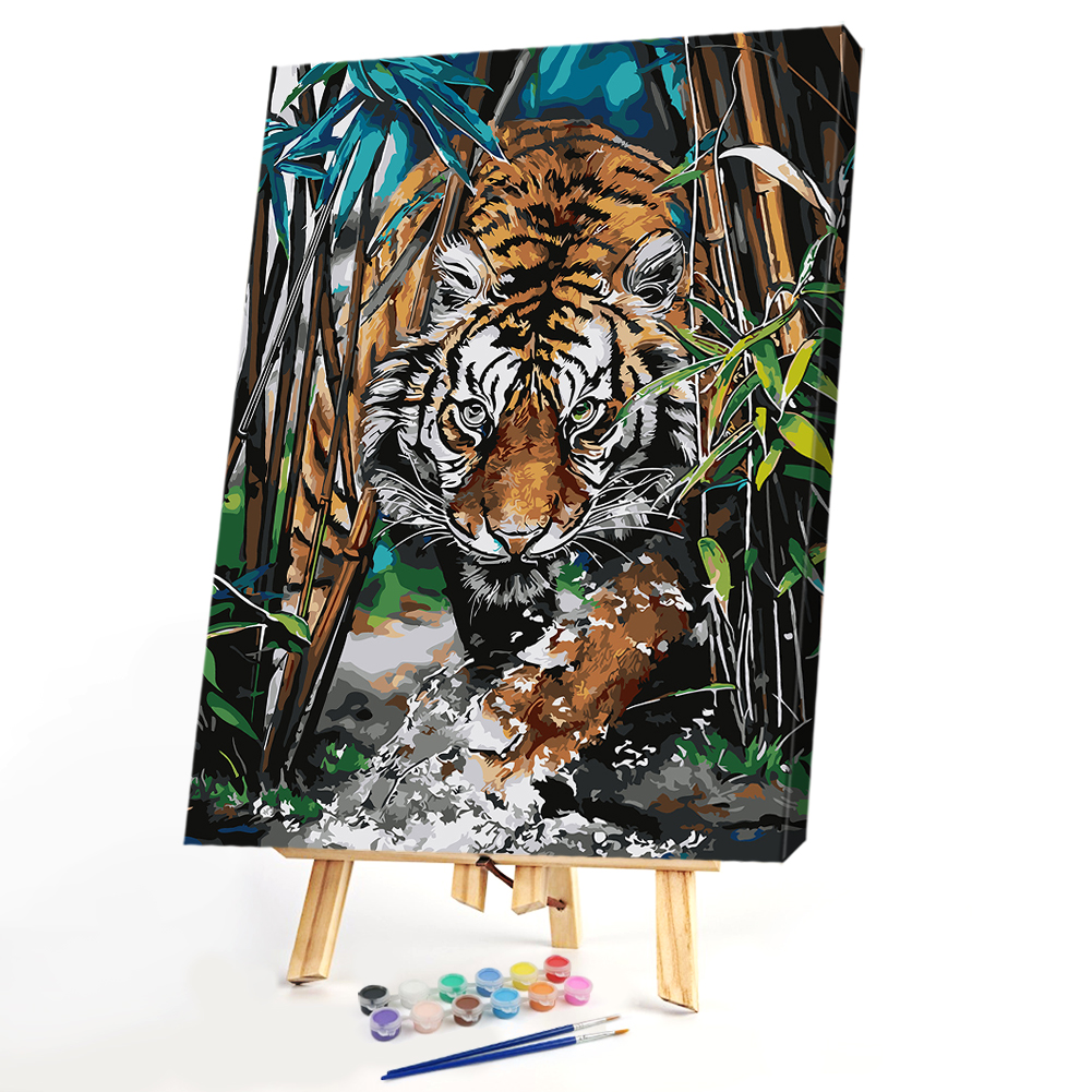 

40*50CM Paint By Numbers-Tigers, 501 Original