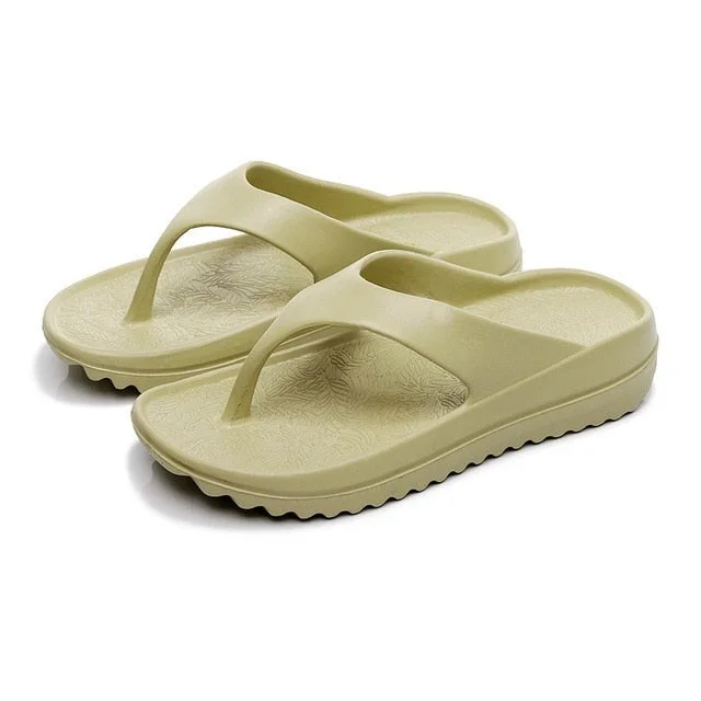 Women Slippers EVA Home Clip Toe Flip Flop Summer