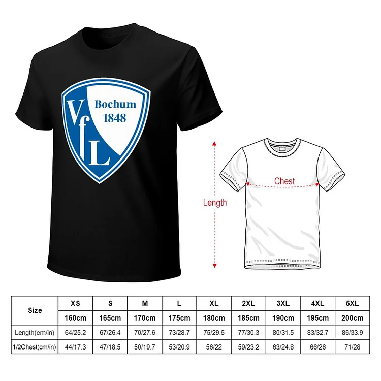 VfL Bochum Core Stretch Slim Cneck Gildan Tee T-Shirt Herren