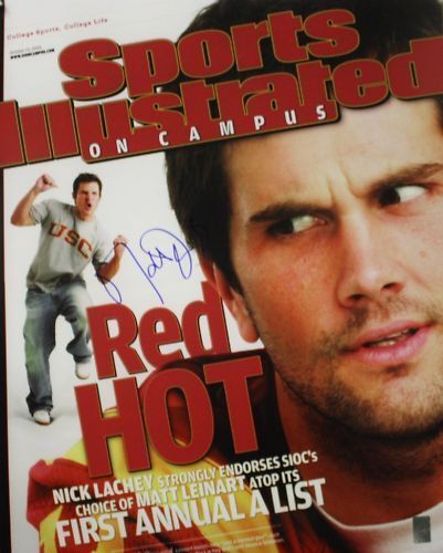 Matt Leinart Autographed 16x20 SI Red Hot Trojans Photo Poster painting- GTSM Authenticated