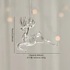 Crystal Acrylic Christmas's Tree Hanging Decors 