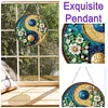 (US Only)Yin Yang 2D Flat DIY Diamond Painting Set Diamond Art Pendant Home Wall Decor