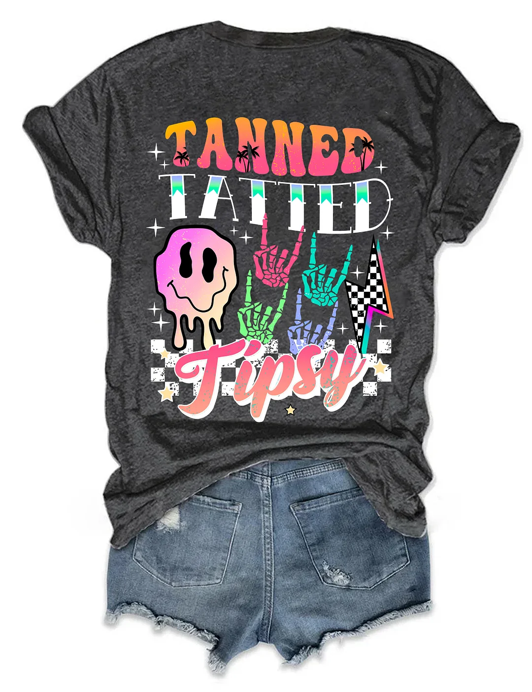 Summer Tanned Tatted And Tipsy T-shirt