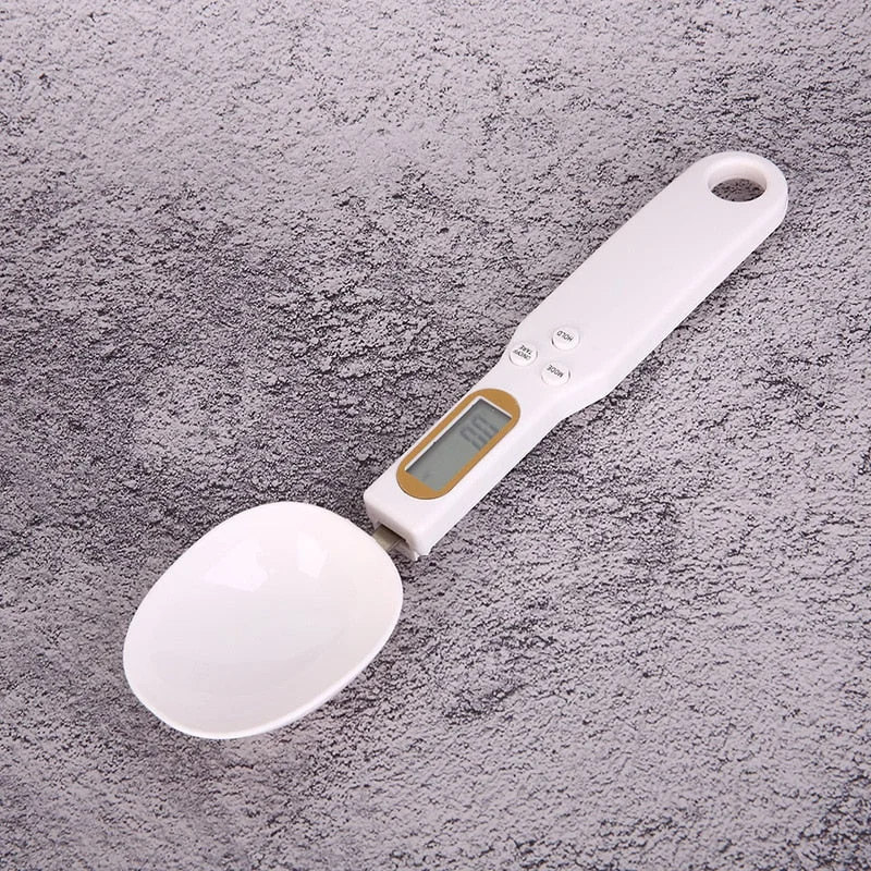 Portable Digital LCD Measuring Spoons Coffee Sugar Gram Scale Spoon Measuring Cup Electronic Kitchen Scales Baking Accessories