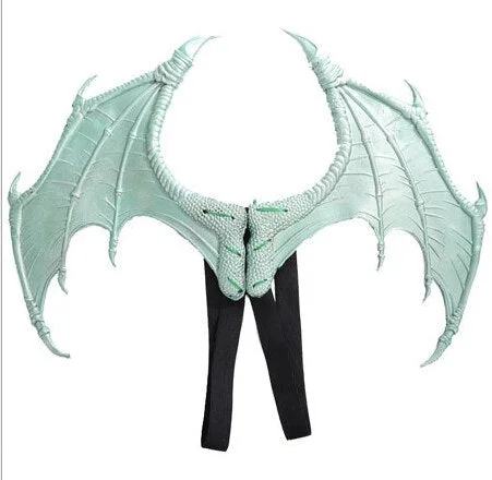Kids Children Halloween Mardi Gras Cosplay Dragon Wings Masquerade Party Props-elleschic