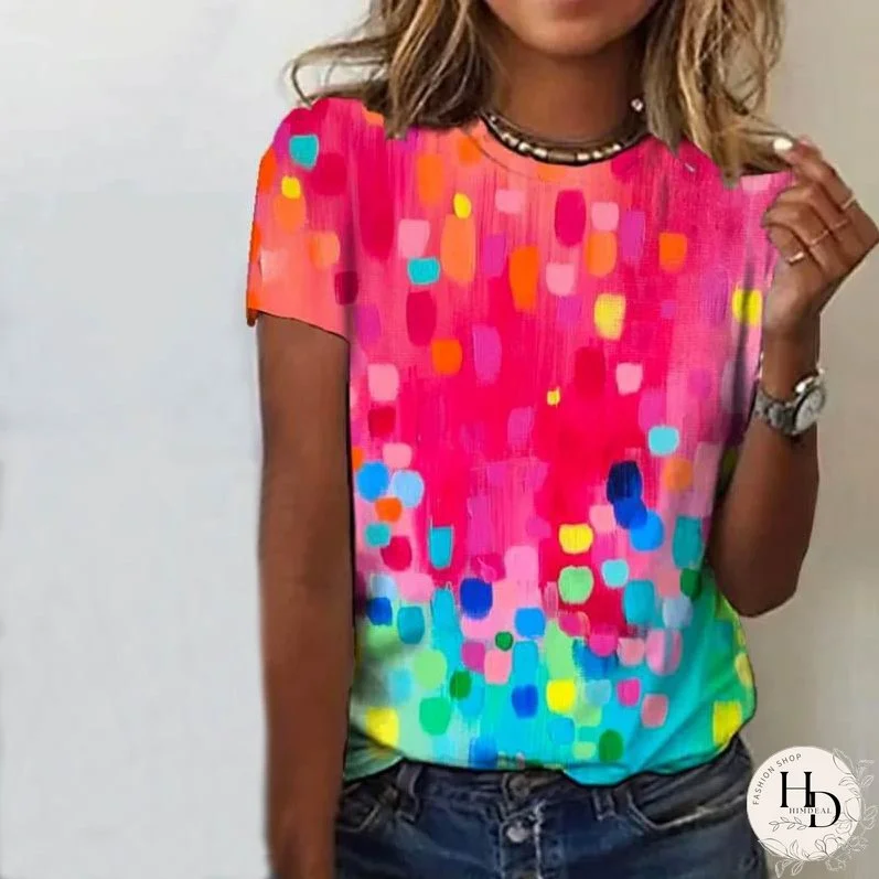 Colorful Gradient T-Shirt