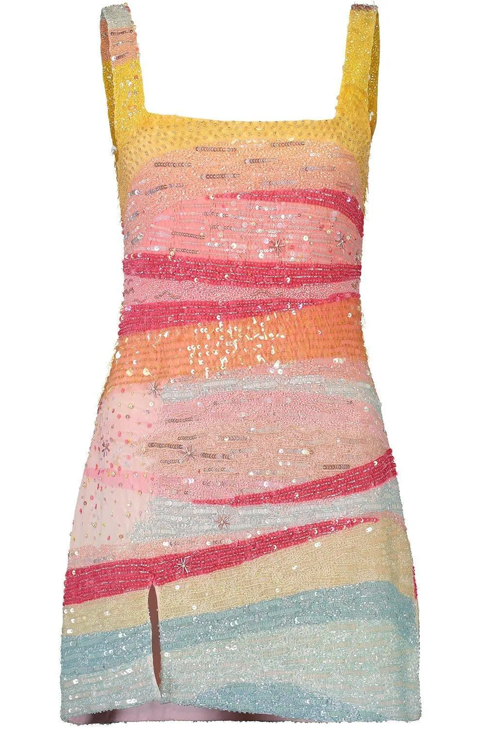 sunset sequin dress Strappy-Back Tight Long Prom Dress with Sequin Print Royal Blue / 10