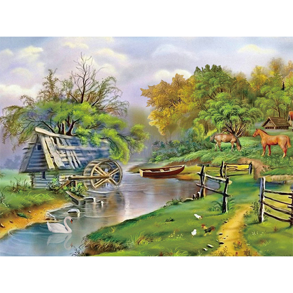 

Forest - Round Drill Diamond Painting - 40*30CM, 501 Original