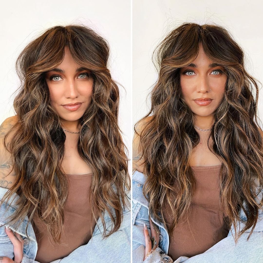 Long Wave Free Parting Glueless Wigs for Women