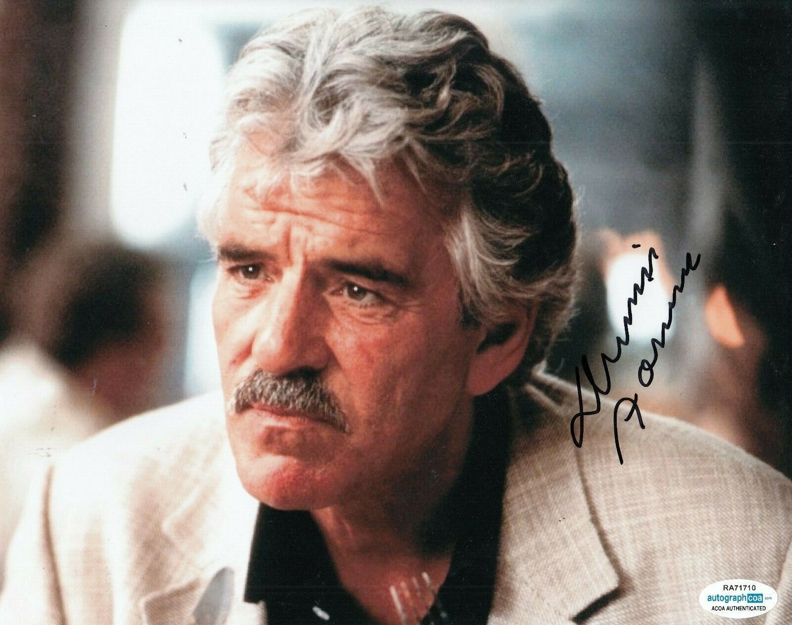 DENNIS FARINA signed (GET SHORTY) Movie 8X10 *Ray Bones Barboni* Photo Poster painting ACOA #2