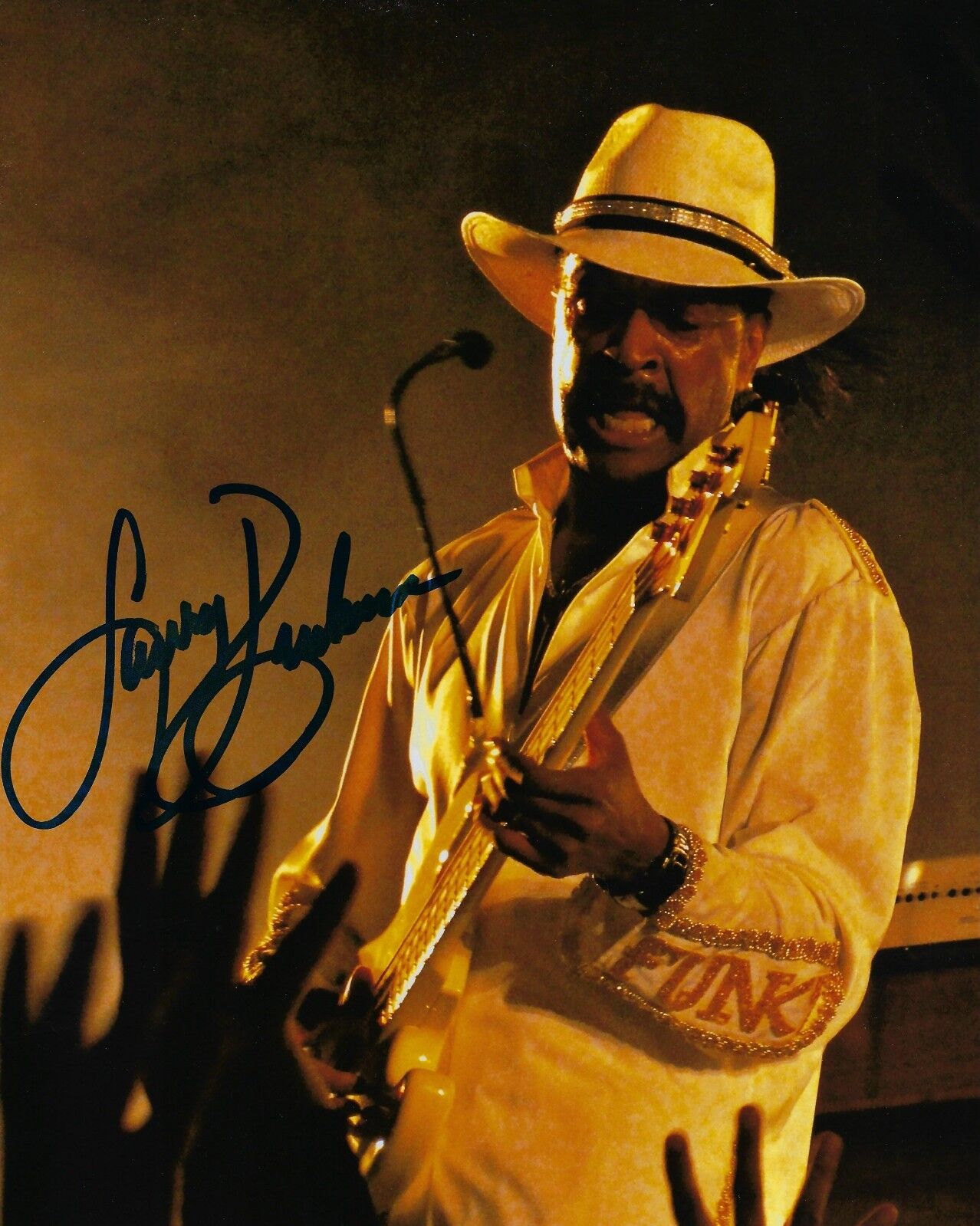 GFA Sly & the Family Stone * LARRY GRAHAM * Signed 8x10 Photo Poster painting L4 COA