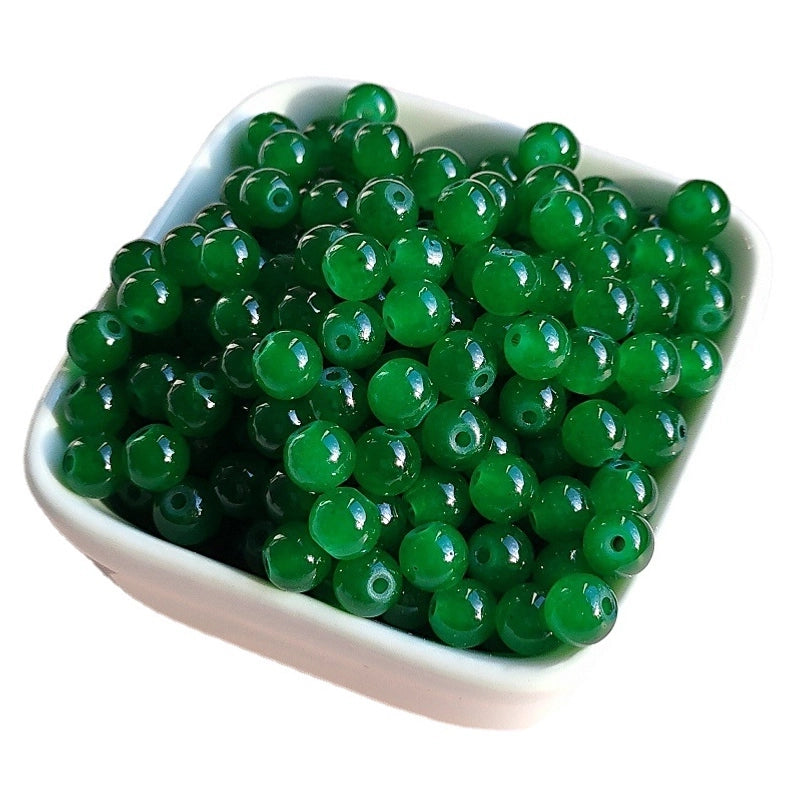 50 PCS/Package Diameter 4mm Diameter 6 Mm Glass Round Beads