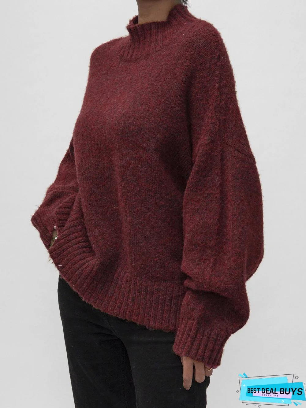 Brown Knitted Sweater