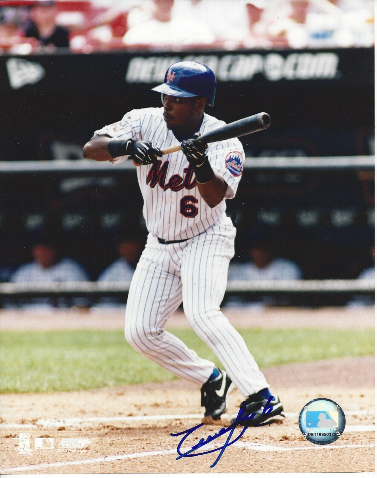 Timo Perez autographed 8x10 New York Mets#S929