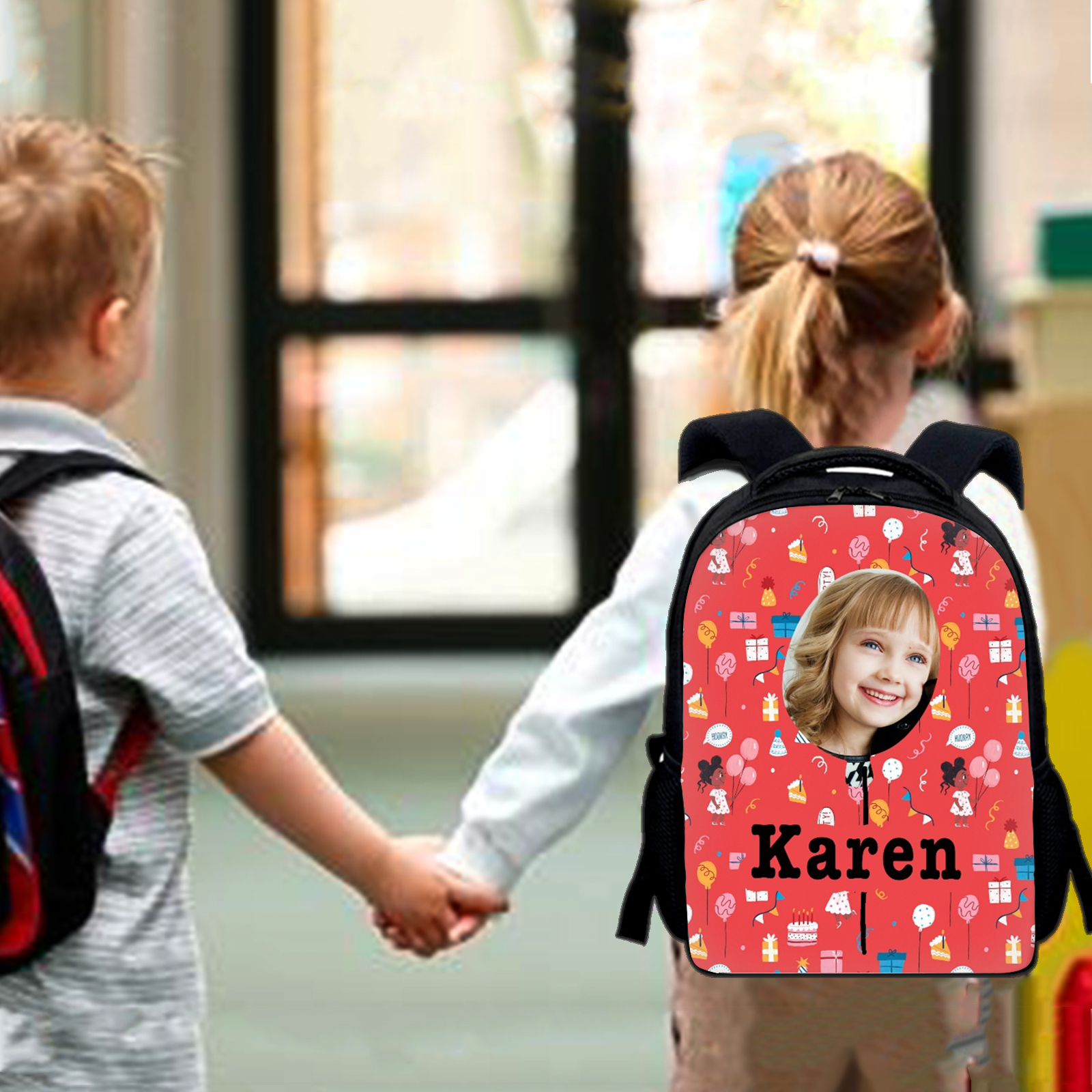 Personalized Back To School Backpack, School Bag For Kid UKHM5020803