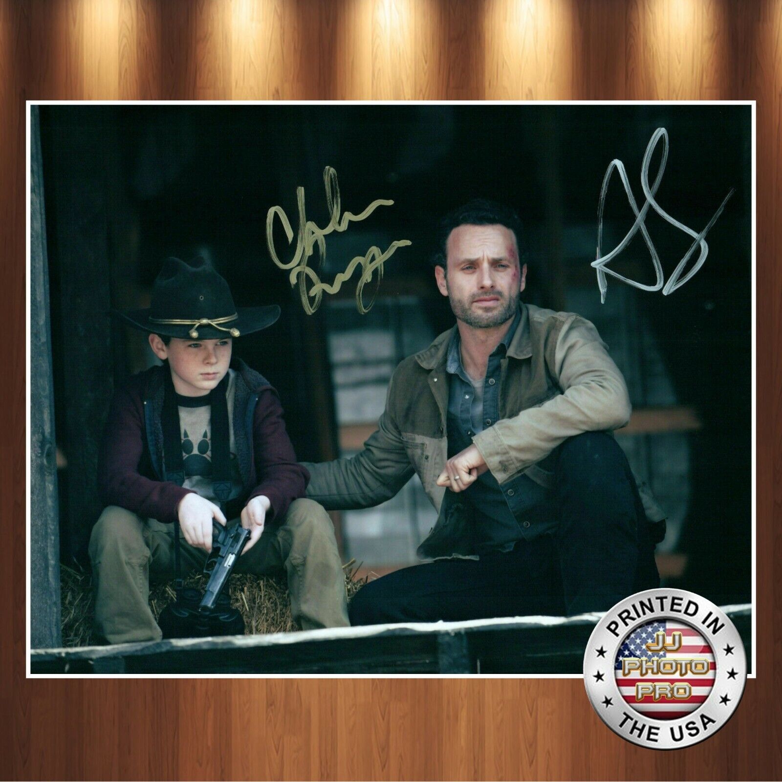 Chandler Riggs Lincoln Autographed Signed 8x10 Photo Poster painting (Walking Dead) REPRINT