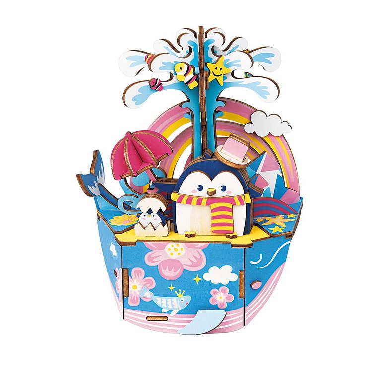 [Only Ship To U.S.] Rolife Music box - Dream Series - Ocean Park AMD51 | Robotime Online