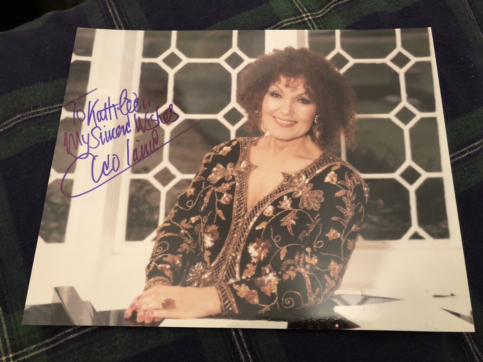 CLEO LAINE (SINGER) SIGNED Photo Poster painting- 10x8”