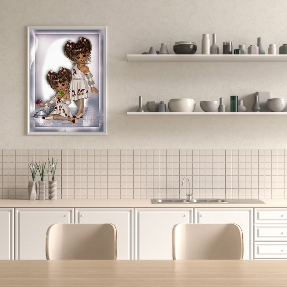 

Multi-Size) Big Eyes Doll - Round/ Diamond Painting, 40x50, 501 Original