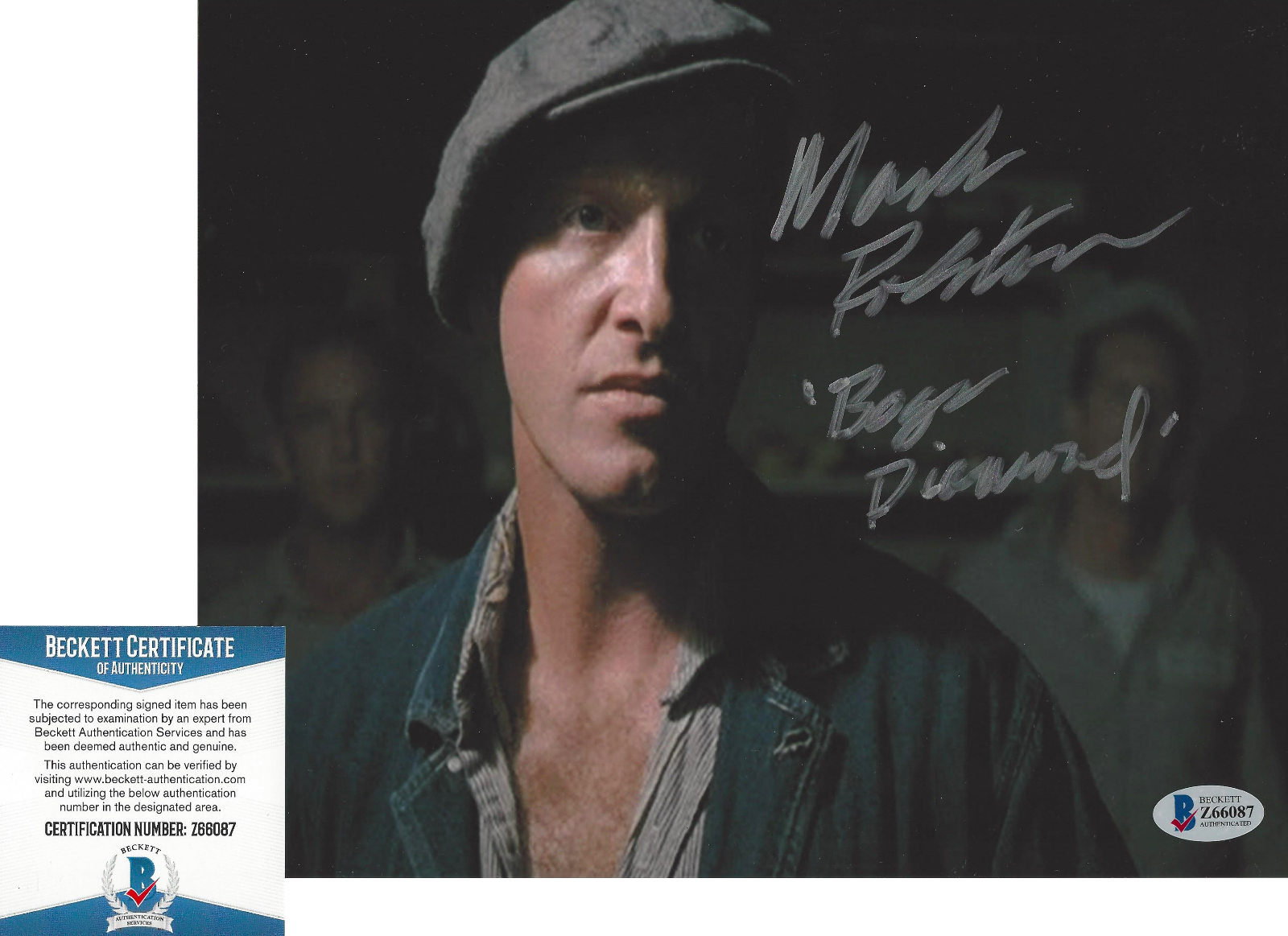 MARK ROLSTON SIGNED THE SHAWSHANK REDEMPTION 8x10 MOVIE Photo Poster painting B BECKETT COA BAS