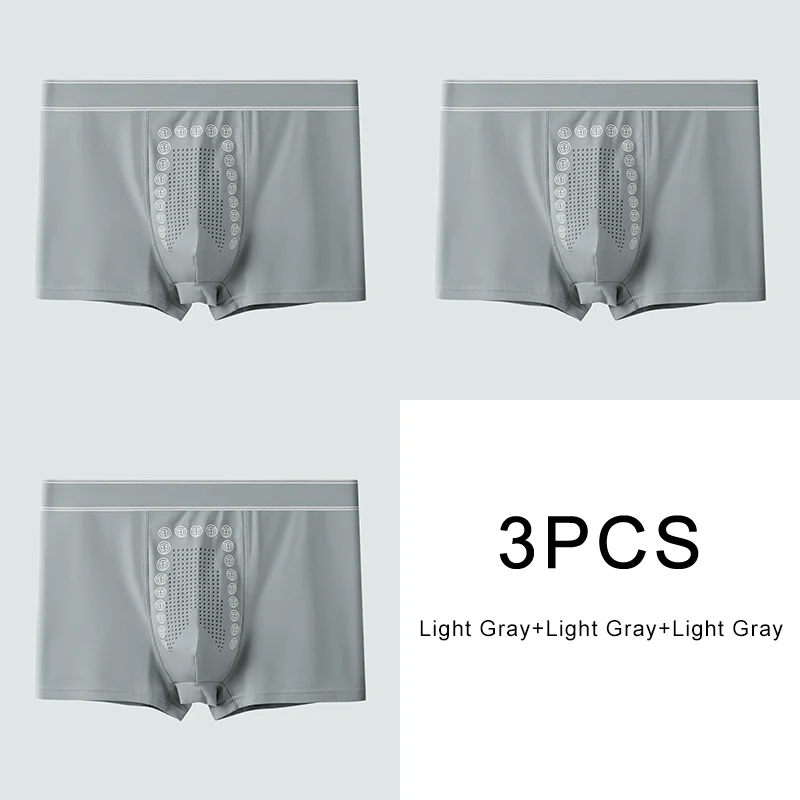 Billionm Sports Shorts Traceless Underwear Men Lingerie Boxer Breathable Pure Cotton Briefs Large Size Panties Men's Gift New