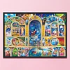 (US Only)Cartoon Printed Cross Stitch Kit 120x84cm DIY 11CT Embroidery Craft Set Decor