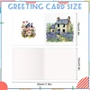 12Pcs Lavender DIY Diamond Painting Greeting Cards for Adult Holiday Gifts