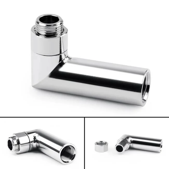 90 Degree M18 X 1.5 Angled O2 Oxygen Sensor Extender Spacer 02 Bung Extension Generic