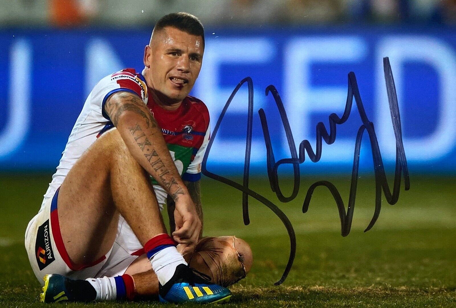 Shaun Kenny-Dowall Genuine Hand Signed 6X4 Photo Poster painting - Newcastle Knights 3