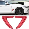 1 Pair Car Side Air Vent Cover Trim Fender Stickers for 3 Series 2012-2016