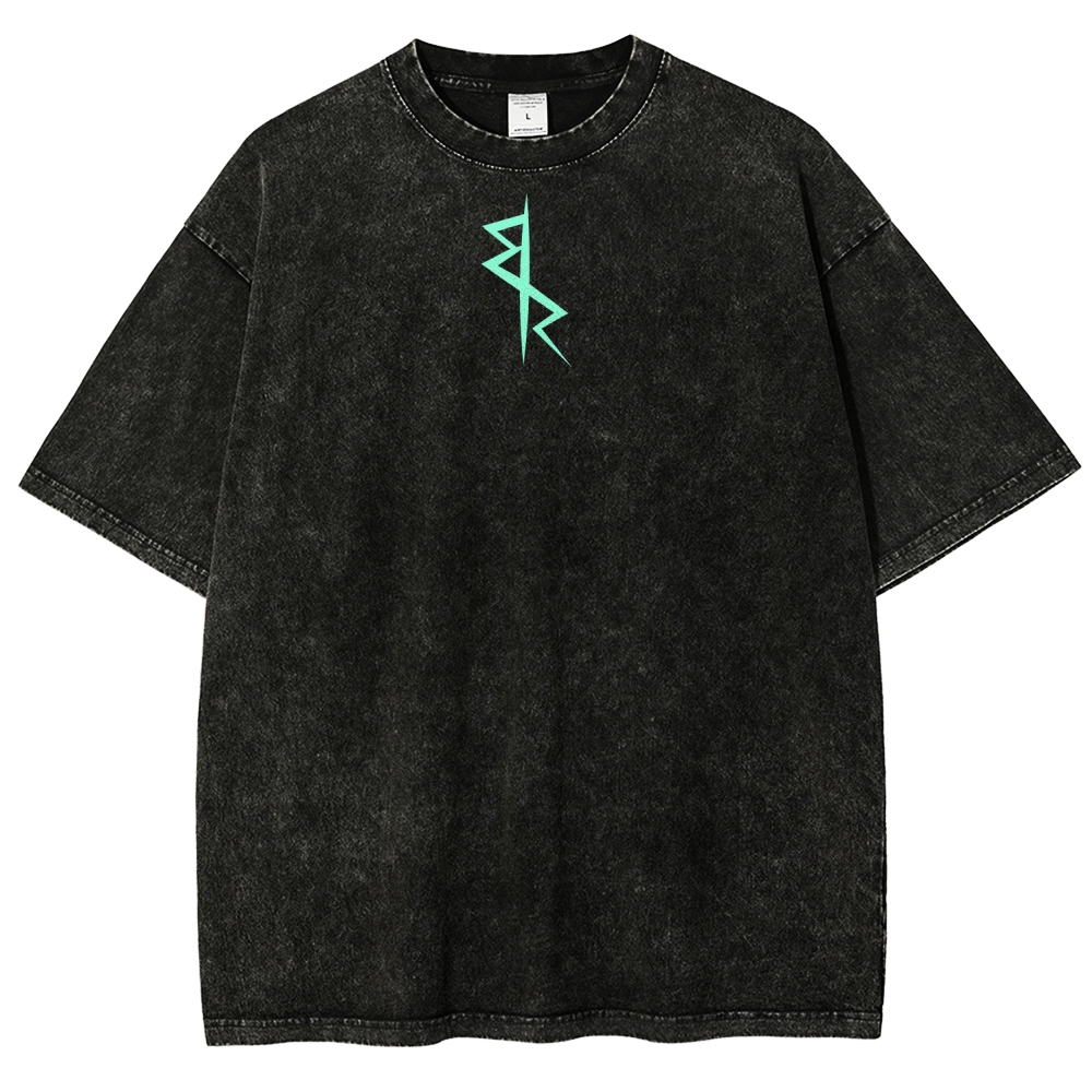 Cyberpunk Unisex Fit Washed T-Shirt 25 7 8558