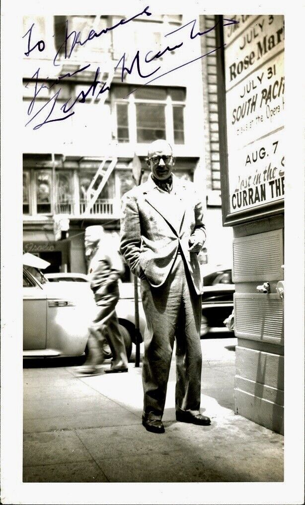 Vintage LESTER MARTIN Signed Snapshot