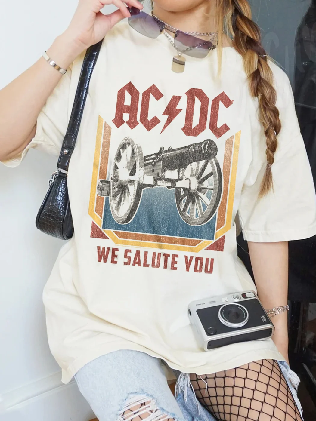 ACDC Canon We Salute You Rock & Roll Music Rock And Roll Music Shirt / DarkAcademias /Darkacademias