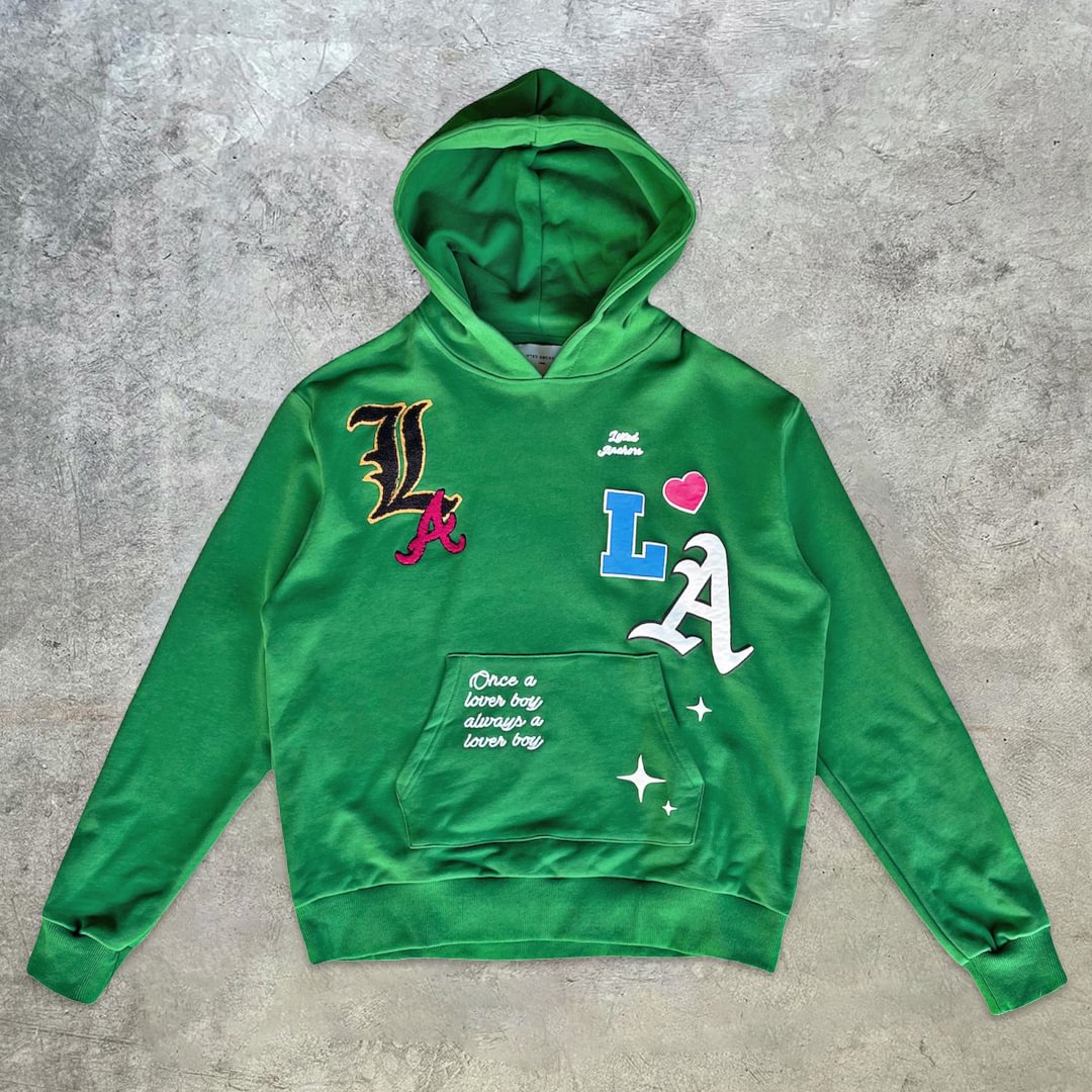 Trendy Hip Hop Retro Street Long Sleeve Hoodie