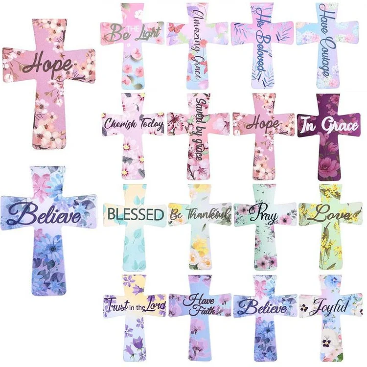 📖16 Pcs Magnetic Cross Bookmarks Gifts for Bible Study, Readers, Teachers, Students🌸✝️ 