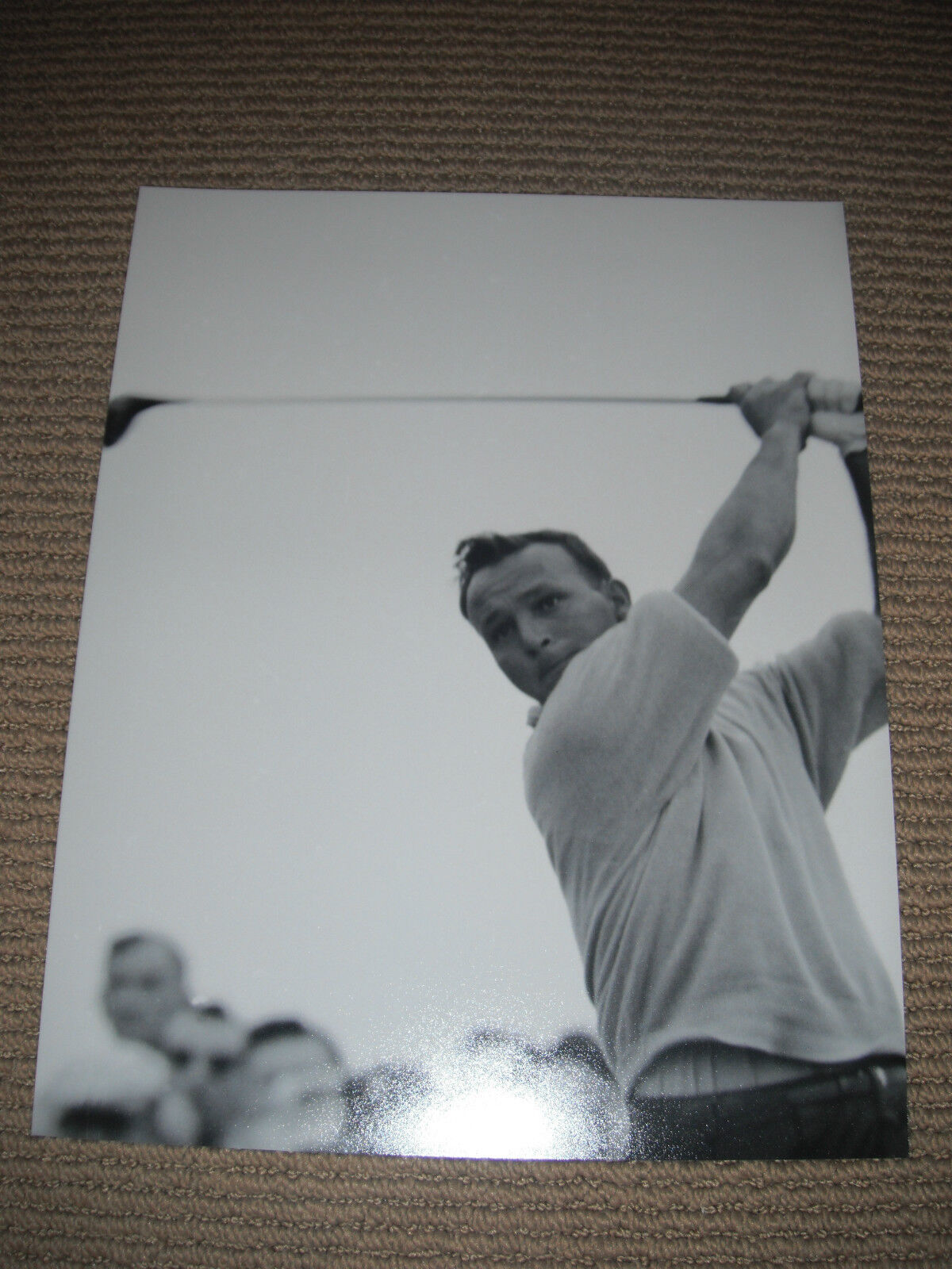 Arnold Palmer Golf Golfer B&W 11x14 Promo Photo Poster painting