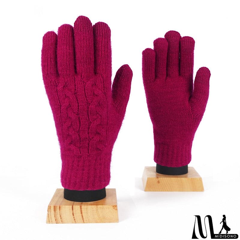 MidiSono - Warm Fleece Touch Screen Knitted Gloves