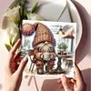 6PCS DIY Diamond Art Greeting Cards Winter Gnome Congratulations Cards & Gifts
