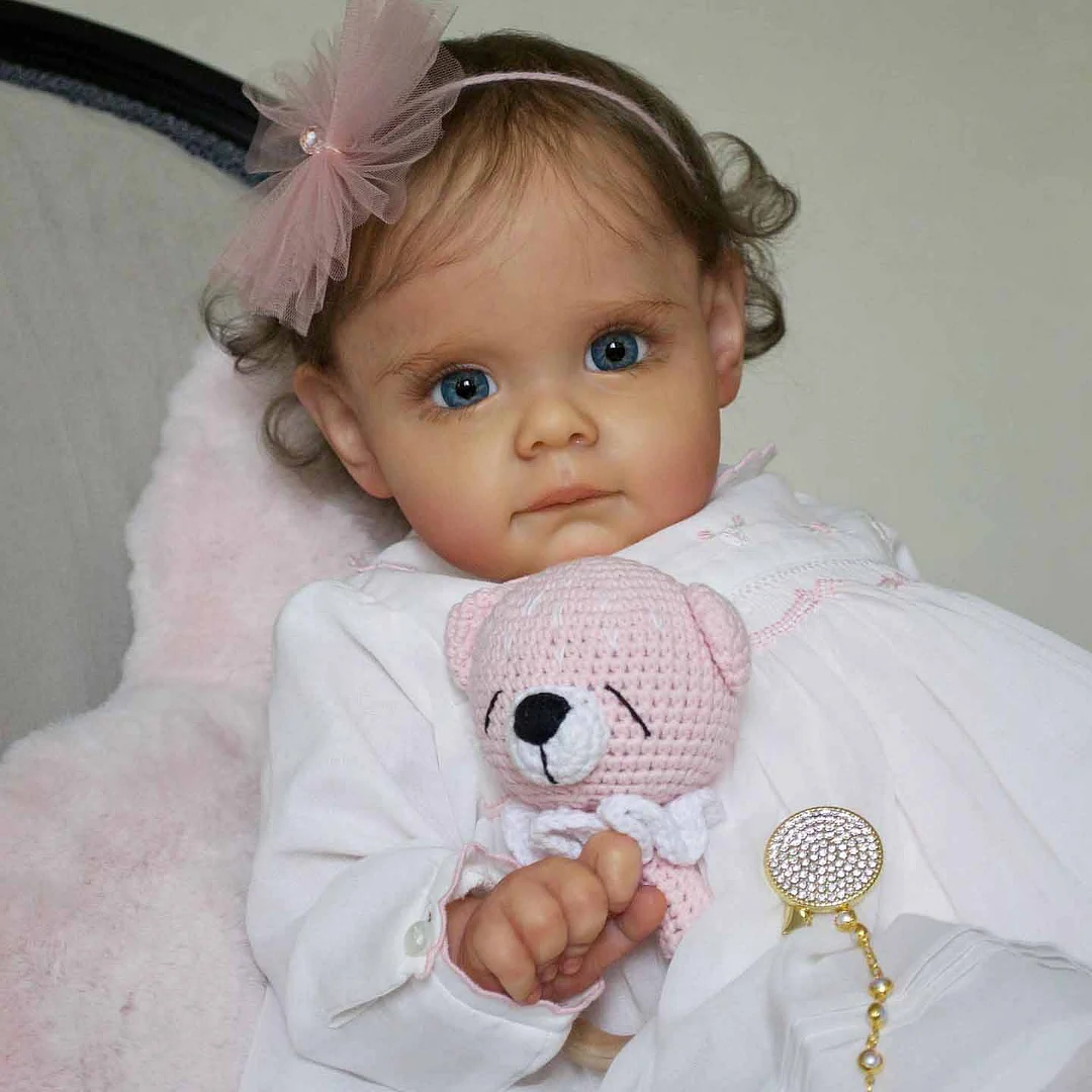 [New Collection!!]17"&22" Lifelike Handmade Huggable Opend Eyes Reborn Toddler Baby Doll Girl Ophelia That Look Real
