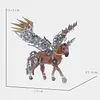 DIY Mechanical Unicorn 3D Metal Assembly Model Handmade Creative Desktop Ornaments