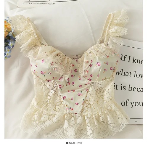 Lace Floral Camisole Tank Top Vest PE097