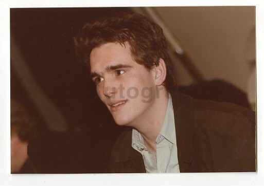 Matt Dillon - Original Vintage Photo Poster painting by Peter Warrack - Unpublished