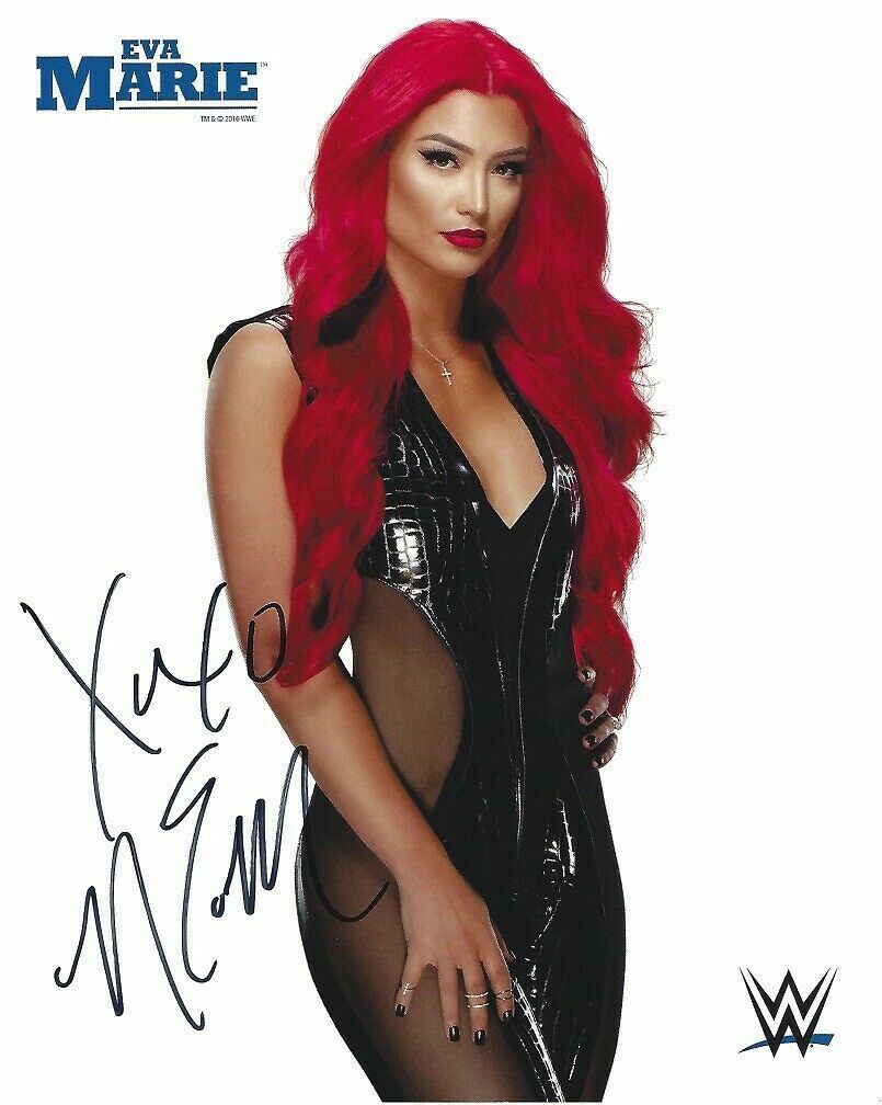 NATALIE EVA MARIE WWE Autographed Signed 8x10 Photo Poster painting REPRINT