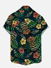 Polynesia Style Hawaiian Tribal Tikis Printing Short Sleeve Shirt