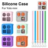 Silicone Cover Case for YOTO Mini Music Players Portable Protective Cover with Lanyard Anti-Slip Travel Carrying Case Scratch-Resistant