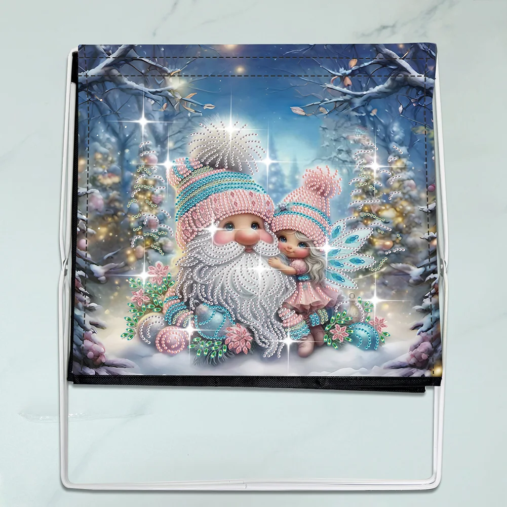 DIY Santa Claus Special Shape Diamond Painting Storage Rack for Adults Kids