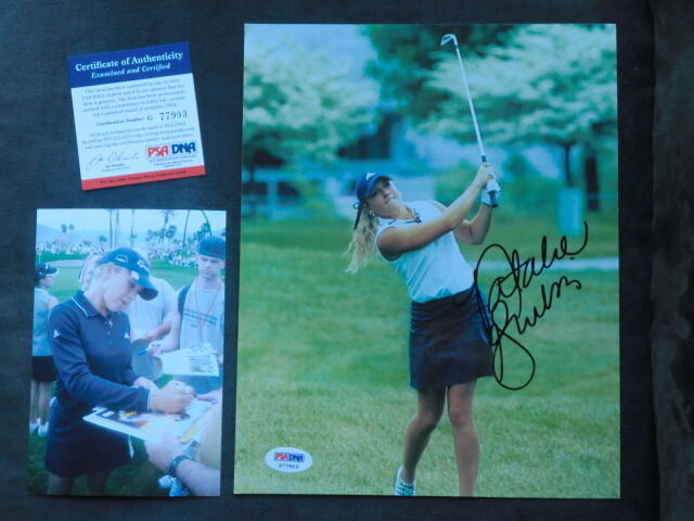 Natalie Gulbis Hot signed autographed LPGA 8x10 PSA/DNA cert coa PROOF!!